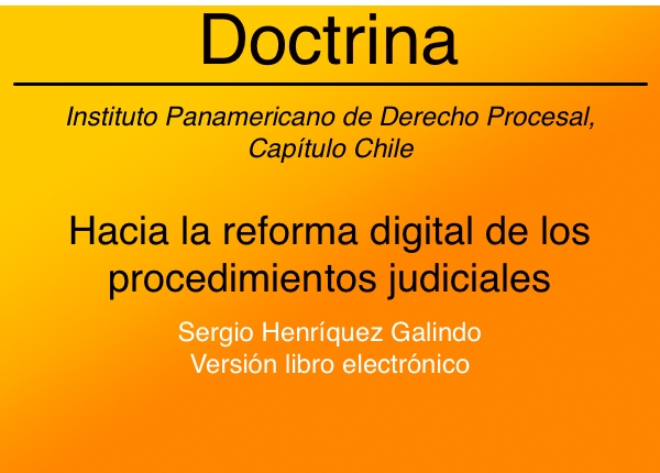 Hacia la reforma digital de los procedimientos judiciales - versión libro digital